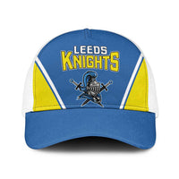 West Knights of Yorkshire Baseball Net Cap Skate Hard Hit Harder Blue Version - Wonder Print Shop