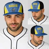 West Knights of Yorkshire Baseball Net Cap Skate Hard Hit Harder Blue Version - Wonder Print Shop