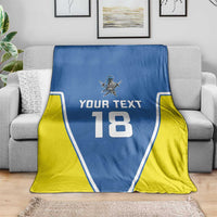 Custom West Knights of Yorkshire Blanket Skate Hard Hit Harder Blue Version - Wonder Print Shop