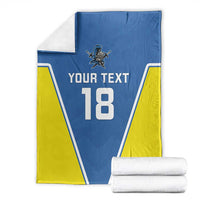 Custom West Knights of Yorkshire Blanket Skate Hard Hit Harder Blue Version - Wonder Print Shop