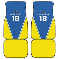 Custom West Knights of Yorkshire Car Mats Skate Hard Hit Harder Blue Version - Wonder Print Shop