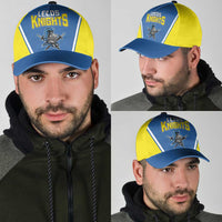 West Knights of Yorkshire Classic Cap Skate Hard Hit Harder Blue Version - Wonder Print Shop