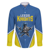 Custom West Knights of Yorkshire Family Matching Puletasi and Hawaiian Shirt Skate Hard Hit Harder Blue Version - Wonder Print Shop