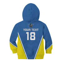 Custom West Knights of Yorkshire Kid Hoodie Skate Hard Hit Harder Blue Version - Wonder Print Shop