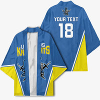Custom West Knights of Yorkshire Kimono Skate Hard Hit Harder Blue Version - Wonder Print Shop