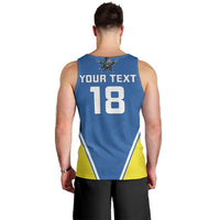 Custom West Knights of Yorkshire Men Tank Top Skate Hard Hit Harder Blue Version - Wonder Print Shop