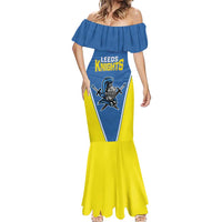 Custom West Knights of Yorkshire Mermaid Dress Skate Hard Hit Harder Blue Version - Wonder Print Shop