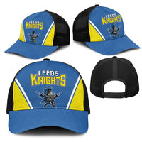 West Knights of Yorkshire Mesh Trucker Cap Skate Hard Hit Harder Blue Version - Wonder Print Shop
