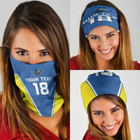 Custom West Knights of Yorkshire Neck Gaiter Skate Hard Hit Harder Blue Version - Wonder Print Shop