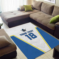 Custom West Knights of Yorkshire Area Rug Skate Hard Hit Harder White Version - Wonder Print Shop