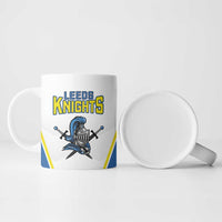 Custom West Knights of Yorkshire Ceramic Mug Skate Hard Hit Harder White Version - Wonder Print Shop