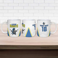 Custom West Knights of Yorkshire Ceramic Mug Skate Hard Hit Harder White Version - Wonder Print Shop