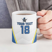 Custom West Knights of Yorkshire Ceramic Mug Skate Hard Hit Harder White Version - Wonder Print Shop