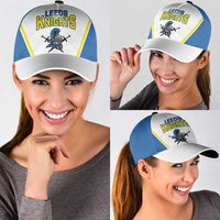 West Knights of Yorkshire Classic Cap Skate Hard Hit Harder White Version - Wonder Print Shop