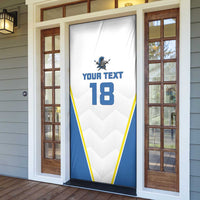 Custom West Knights of Yorkshire Door Cover Skate Hard Hit Harder White Version - Wonder Print Shop