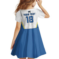 Custom West Knights of Yorkshire Family Matching Short Sleeve Bodycon Dress and Hawaiian Shirt Skate Hard Hit Harder White Version - Wonder Print Shop