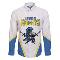 Custom West Knights of Yorkshire Family Matching Short Sleeve Bodycon Dress and Hawaiian Shirt Skate Hard Hit Harder White Version - Wonder Print Shop