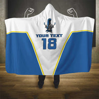 Custom West Knights of Yorkshire Hooded Blanket Skate Hard Hit Harder White Version - Wonder Print Shop