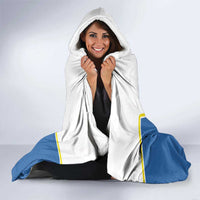Custom West Knights of Yorkshire Hooded Blanket Skate Hard Hit Harder White Version - Wonder Print Shop