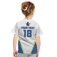 Custom West Knights of Yorkshire Kid T Shirt Skate Hard Hit Harder White Version - Wonder Print Shop