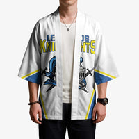 Custom West Knights of Yorkshire Kimono Skate Hard Hit Harder White Version - Wonder Print Shop