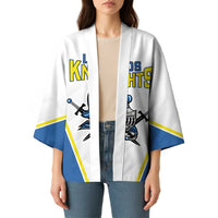 Custom West Knights of Yorkshire Kimono Skate Hard Hit Harder White Version - Wonder Print Shop