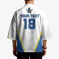 Custom West Knights of Yorkshire Kimono Skate Hard Hit Harder White Version - Wonder Print Shop