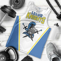 Custom West Knights of Yorkshire Men Tank Top Skate Hard Hit Harder White Version - Wonder Print Shop