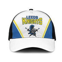 West Knights of Yorkshire Mesh Trucker Cap Skate Hard Hit Harder White Version - Wonder Print Shop