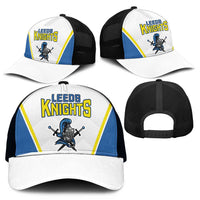 West Knights of Yorkshire Mesh Trucker Cap Skate Hard Hit Harder White Version - Wonder Print Shop