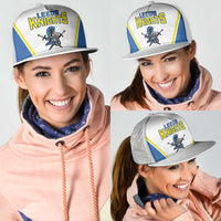 West Knights of Yorkshire Mesh Trucker Cap Skate Hard Hit Harder White Version - Wonder Print Shop