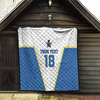 Custom West Knights of Yorkshire Quilt Skate Hard Hit Harder White Version - Wonder Print Shop
