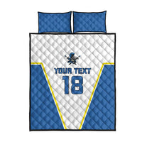 Custom West Knights of Yorkshire Quilt Bed Set Skate Hard Hit Harder White Version - Wonder Print Shop