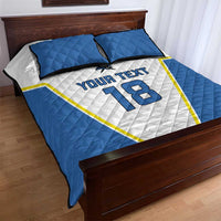 Custom West Knights of Yorkshire Quilt Bed Set Skate Hard Hit Harder White Version - Wonder Print Shop