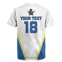 Custom West Knights of Yorkshire Rugby Jersey Skate Hard Hit Harder White Version - Wonder Print Shop