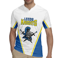Custom West Knights of Yorkshire Rugby Jersey Skate Hard Hit Harder White Version - Wonder Print Shop