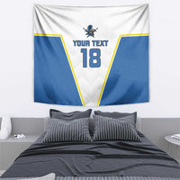 Custom West Knights of Yorkshire Tapestry Skate Hard Hit Harder White Version - Wonder Print Shop