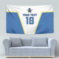 Custom West Knights of Yorkshire Tapestry Skate Hard Hit Harder White Version - Wonder Print Shop