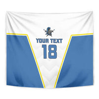 Custom West Knights of Yorkshire Tapestry Skate Hard Hit Harder White Version - Wonder Print Shop