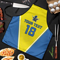 Custom West Knights of Yorkshire Apron Skate Hard Hit Harder Yellow Version - Wonder Print Shop