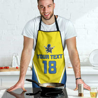 Custom West Knights of Yorkshire Apron Skate Hard Hit Harder Yellow Version - Wonder Print Shop