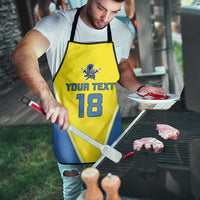 Custom West Knights of Yorkshire Apron Skate Hard Hit Harder Yellow Version - Wonder Print Shop