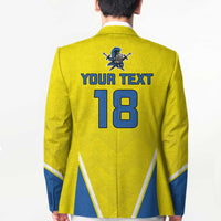 Custom West Knights of Yorkshire Blazer Skate Hard Hit Harder Yellow Version - Wonder Print Shop