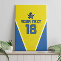 Custom West Knights of Yorkshire Canvas Wall Art Skate Hard Hit Harder Yellow Version - Wonder Print Shop