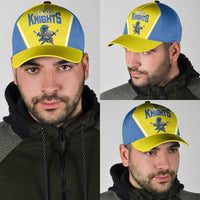 West Knights of Yorkshire Classic Cap Skate Hard Hit Harder Yellow Version - Wonder Print Shop