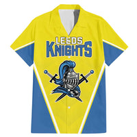Custom West Knights of Yorkshire Family Matching Mermaid Dress and Hawaiian Shirt Skate Hard Hit Harder Yellow Version - Wonder Print Shop