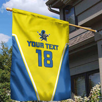 Custom West Knights of Yorkshire Garden Flag Skate Hard Hit Harder Yellow Version - Wonder Print Shop