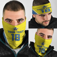 Custom West Knights of Yorkshire Neck Gaiter Skate Hard Hit Harder Yellow Version - Wonder Print Shop