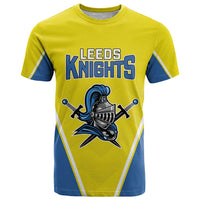 Custom West Knights of Yorkshire T Shirt Skate Hard Hit Harder Yellow Version - Wonder Print Shop