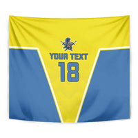Custom West Knights of Yorkshire Tapestry Skate Hard Hit Harder Yellow Version - Wonder Print Shop